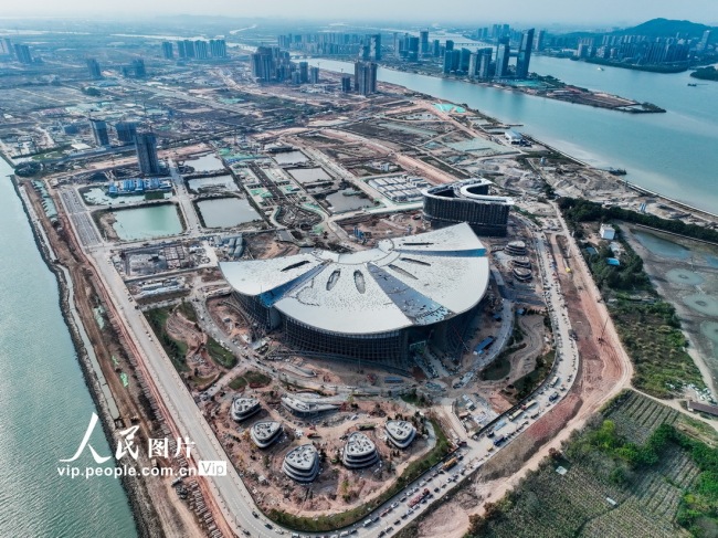 廣東廣州(zhōu):國際金融論(lùn)壇會址建設(shè)如火如荼